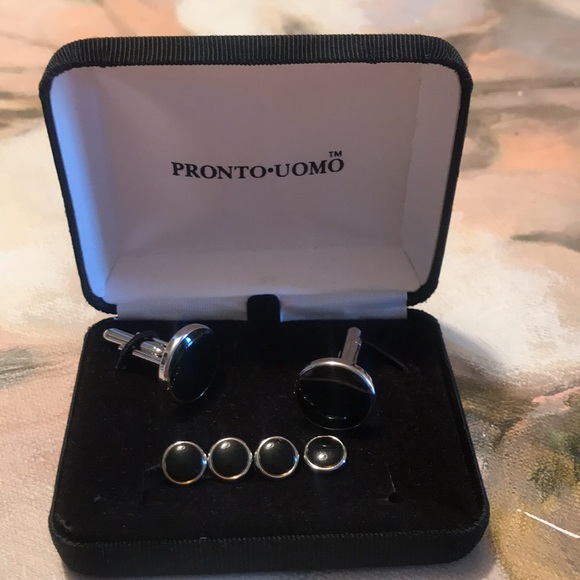Pronto uomo cuff links and studs - Picture 7 of 7